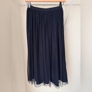 Uniqlo Dark Blue Maxi Skirt
